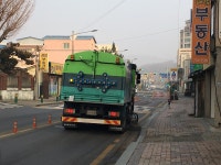 양평군, 봄철 노면 청소에 구슬땀