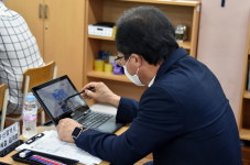 부산다대러닝교육센타 | 부산형 '블렌디드 러닝' 시범수업 참관