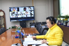 안승남 구리시장, 2021 경기정원문화박람회 용역 최종 보고회 진행