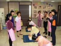 성남소방서, 노인요양원 관계자에 심폐소생술 교육