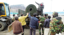 동두천, 종합운동장 인조잔디 교체