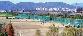 하남 한강둔치 선동 체육시설, 야구·축구 동호회에 인기
