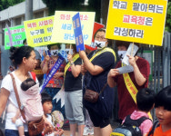 신풍초 이전 학부모 설명회 텅빈 자리
