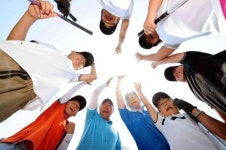 [포토] 우리가최고! 안성 미곡초등학교 골프부