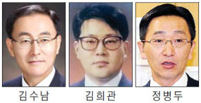 수원지검장 김수남, 의정부지검장 김희관, 인천지검장 정병두