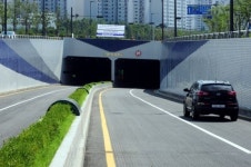 개통 앞둔 수원 원천지하차도