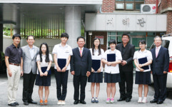 송탄제일고, 교내 지혜관에서 장학금 수여식 가져