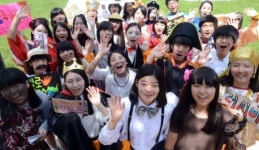 세계청소년도시축제의 함박웃음