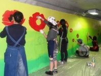 용인 수지구, 안대지천 산책로에 벽화 20여폭 펼쳐