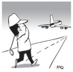 [천자춘추] 공항 활주로에 웬 골프공?