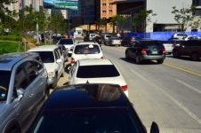 도로 점령한 불법주차… 광교는 몸살중