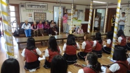 가평율길초, 사회복지 시설 위문할동 전개