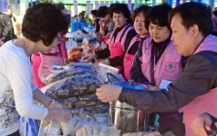 원불교 보은장터 성황