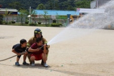 청평초등학교, 화재 대피훈련 및 소방훈련 가져