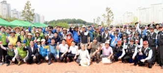 파주 사회단체ㆍ국군 등 운정호수공원지킴이 발대식