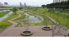 서울국토청 안양천 쉼터조성 4일 개방