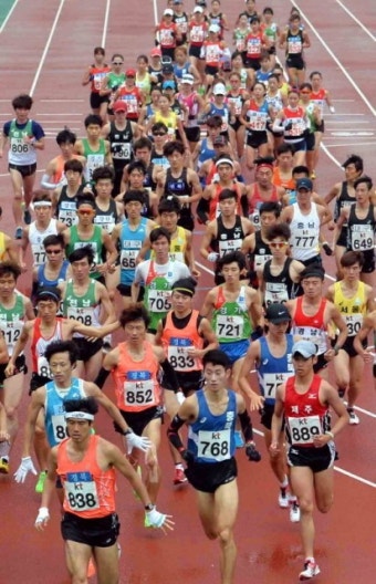 전국체전 남녀 마라톤