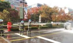 부천소방서, 롯데백화점 중동점서 소방기술경연대회 열어