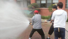 인천중부소방서 만석119안전센터 제물포고교 교직원 합동소방훈련