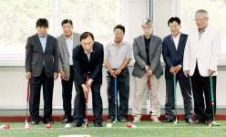 가평군, 북면 적목리서 실내 체육시설 준공식