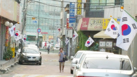 의왕시 고천동주민자치위, 광복 70주년 기념 태극기 거리 조성