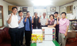 동두천시 보산동 주민센터 방범초소 태풍지대 위문 격려