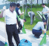 한국토지주택公 하남사업본부 미사강변도시 환경정화 활동