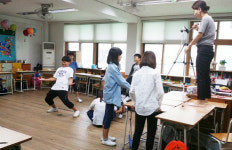 가평 청평초등학교 가일미술관 직업체험 교실 가져