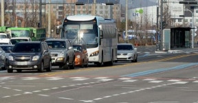 청라 BRT 전용차선 위반