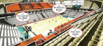 ‘막장 설계’ 서수원칠보체육관… 팬·선수들 뿔났다