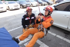 포천소방서 119구조대원 박광규씨, 구조기술 습득에 구슬땀