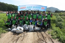 군포시시설관리공단 죽암천 환경정화 활동 펼쳐