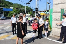 동두천경찰서, 보산초교 등굣길 교통안전캠페인