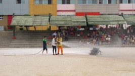 김포소방서, 마송초등학교 합동소방훈련 실시