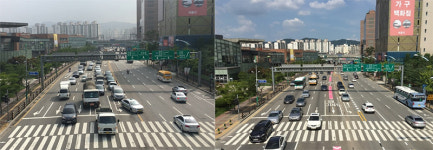 용인서부서·수지구청, 상습정체교차로 교통체계 개선
