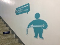 광주시, 청사 및 보건소 내 계단에 걷고 싶은 건강계단 조성