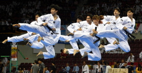 안양세계태권도한마당… ‘나비처럼 날아서’