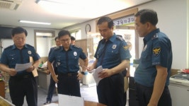 이주민 인천경찰청장, 폭우피해 지역관서 현장방문