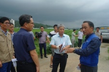 안성시장, 폭우 침수피해 현장 점검