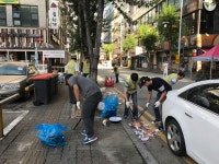 동두천시 자치행정과 전 직원 신시가지 환경정화 자원봉사