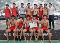 인천 부평중, 춘천소양강배 전국장사씨름대회 단체전 우승