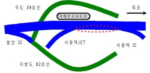 서해안고속도로 서평택JCT∼서평택IC(목포방향) 갓길차로(LCS) 운영 중단