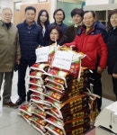 군포1동 주민자치위원회, 200만원 상당의 쌀 10kg 86포 방문 전달