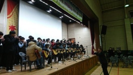 양주 덕정중학교 자유학년 발표회 가져