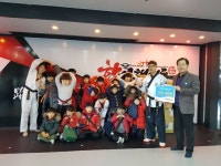 양주 삼숭동 한미태권도, GT삼숭도장 원생 사랑의 라면 전달