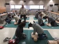 의왕여성회관, 수영장 인명구조원 대상 심폐소생술 교육