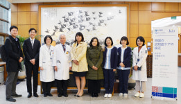 일본 나라현 키오대학교 건강과학부 간호의료학과, 21일 의료법인 효녀의료재단 효자병원 방문