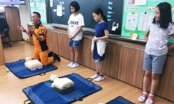 분당소방서 신백현초등학교 6학년 학생 대상 응급처치 교육 실시