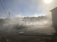남양주 일패동의 한 필터공장 화재…5개동 소실