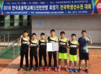 광명 연서초교, 한국초등학교배드민턴연맹 단체전 준우승
